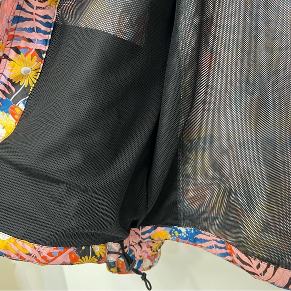 The North Face Hydrenaline 2000 Windwall Jacket Black Multicolored Print NWT - Picture 9 of 17